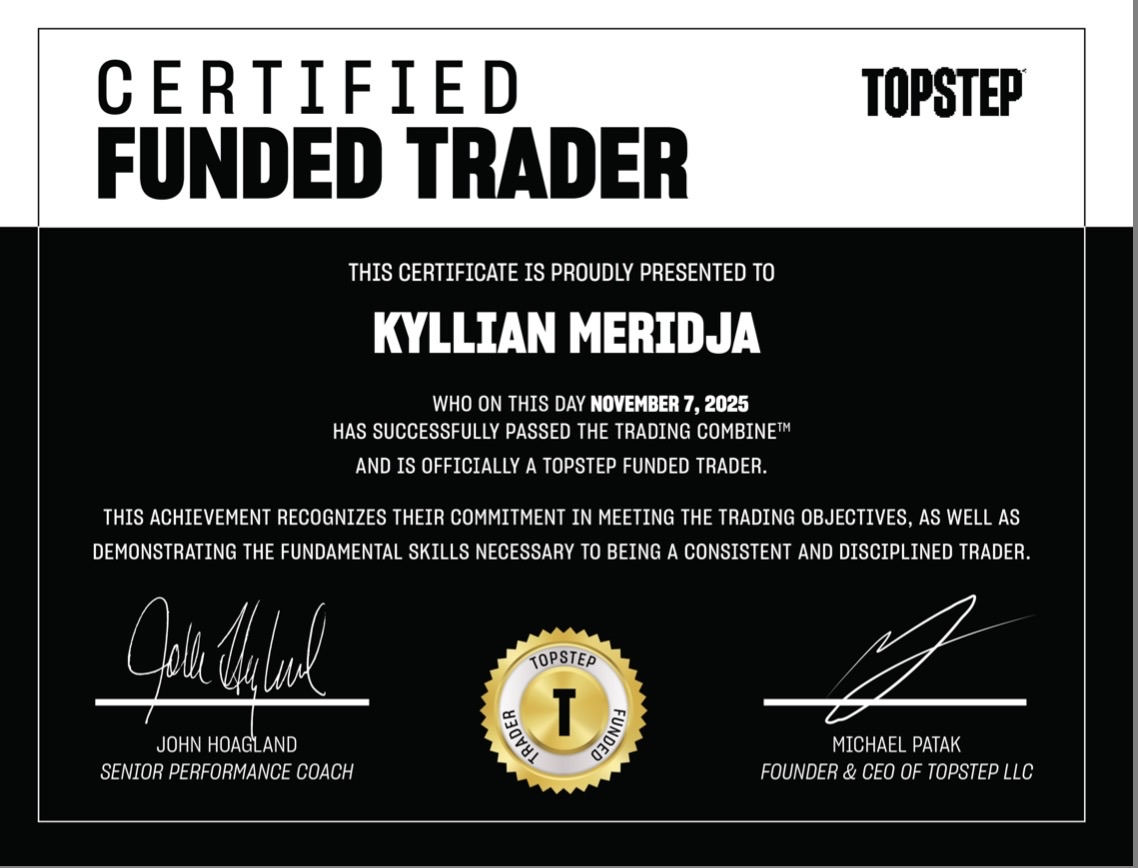 Certified Funded Trader — Topstep